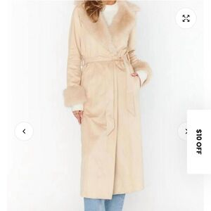 Show Me Your Mumu Penny Lane Coat Beige